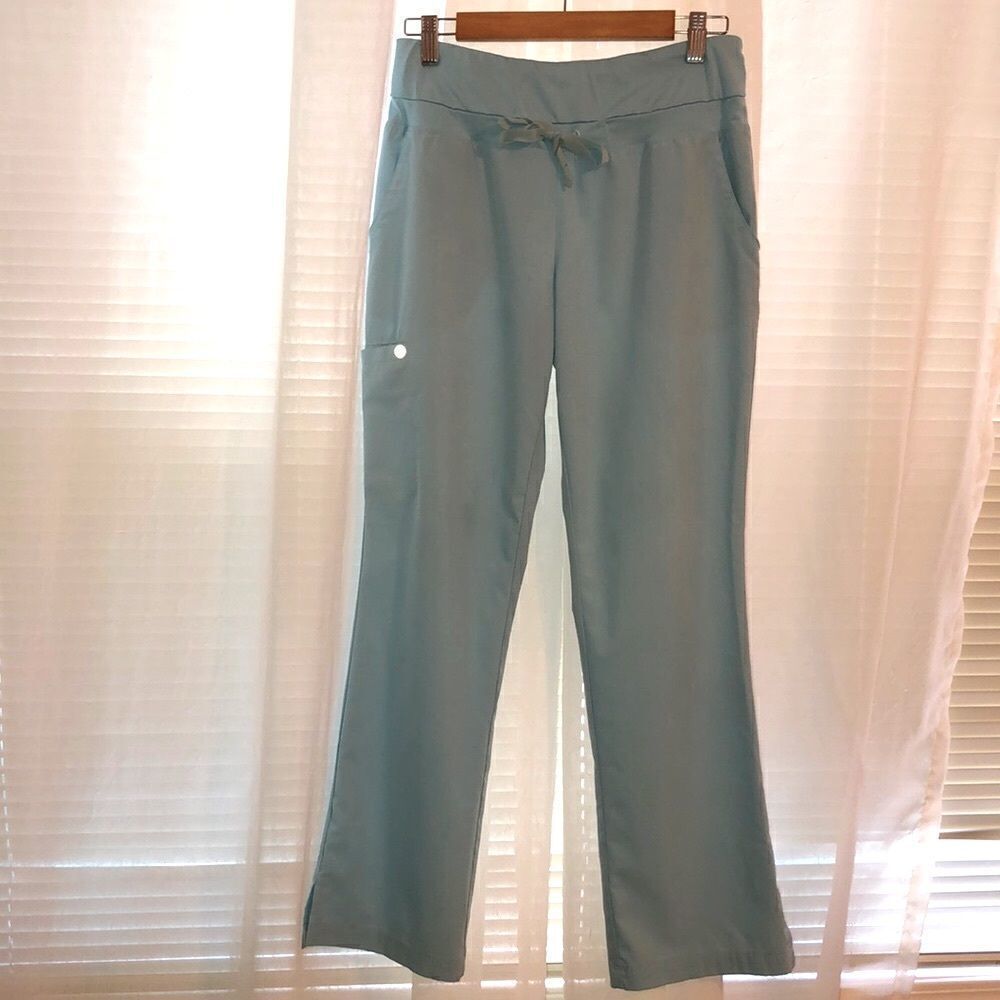 Barco One SP High Waist Powder Blue Drawstring 5 Pocket Scrub Pants